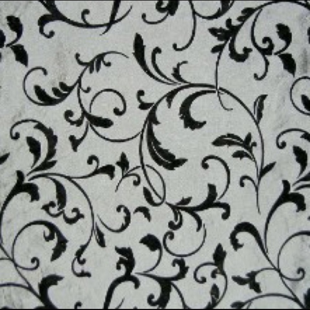 Europatex Polyester Drapery Florida B Silver Vine